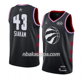 Toronto Raptors Pascal Siakam 43 2019 Kaikki tähti Jordan Brand Musta Pelipaidat Swingman - Miesten